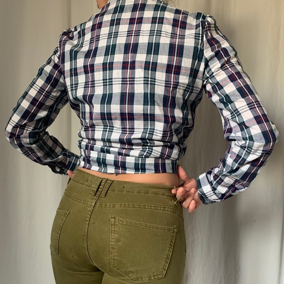 PLAID BUTTON UP SHIRT - Picture 3 of 4